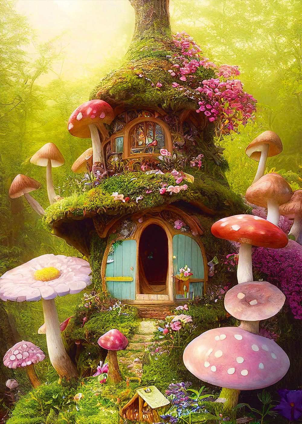 Puzzle Mushroom House