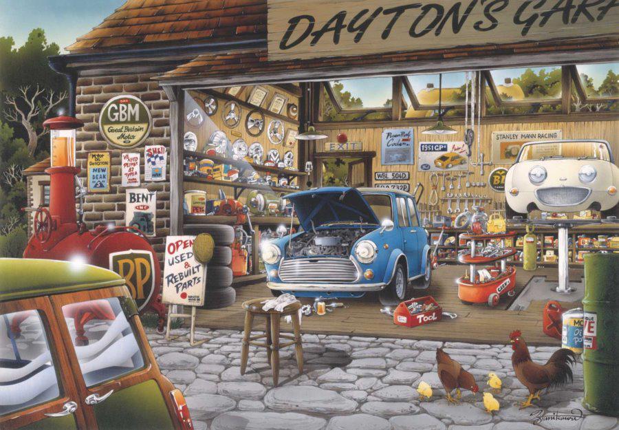 Puzzle Daytonova garaža