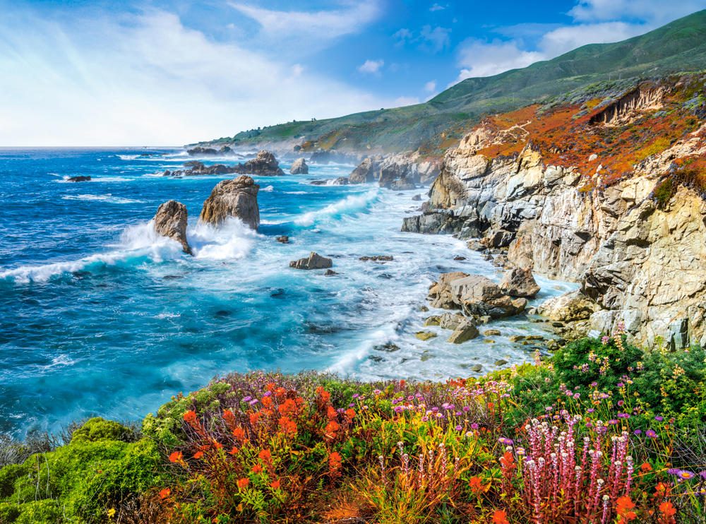 Puzzle Küste von Big Sur, Kalifornien, USA