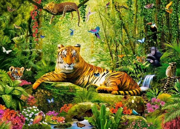 Puzzle Njegovo veličanstvo, tiger