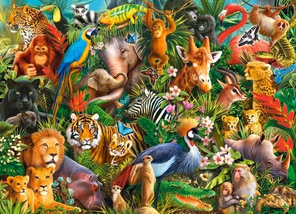 Puzzle Nevjerojatne životinje 300