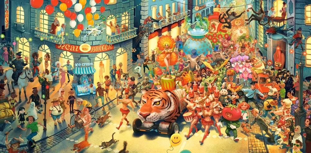 Puzzle Zbirka umjetnina: karneval u Riju