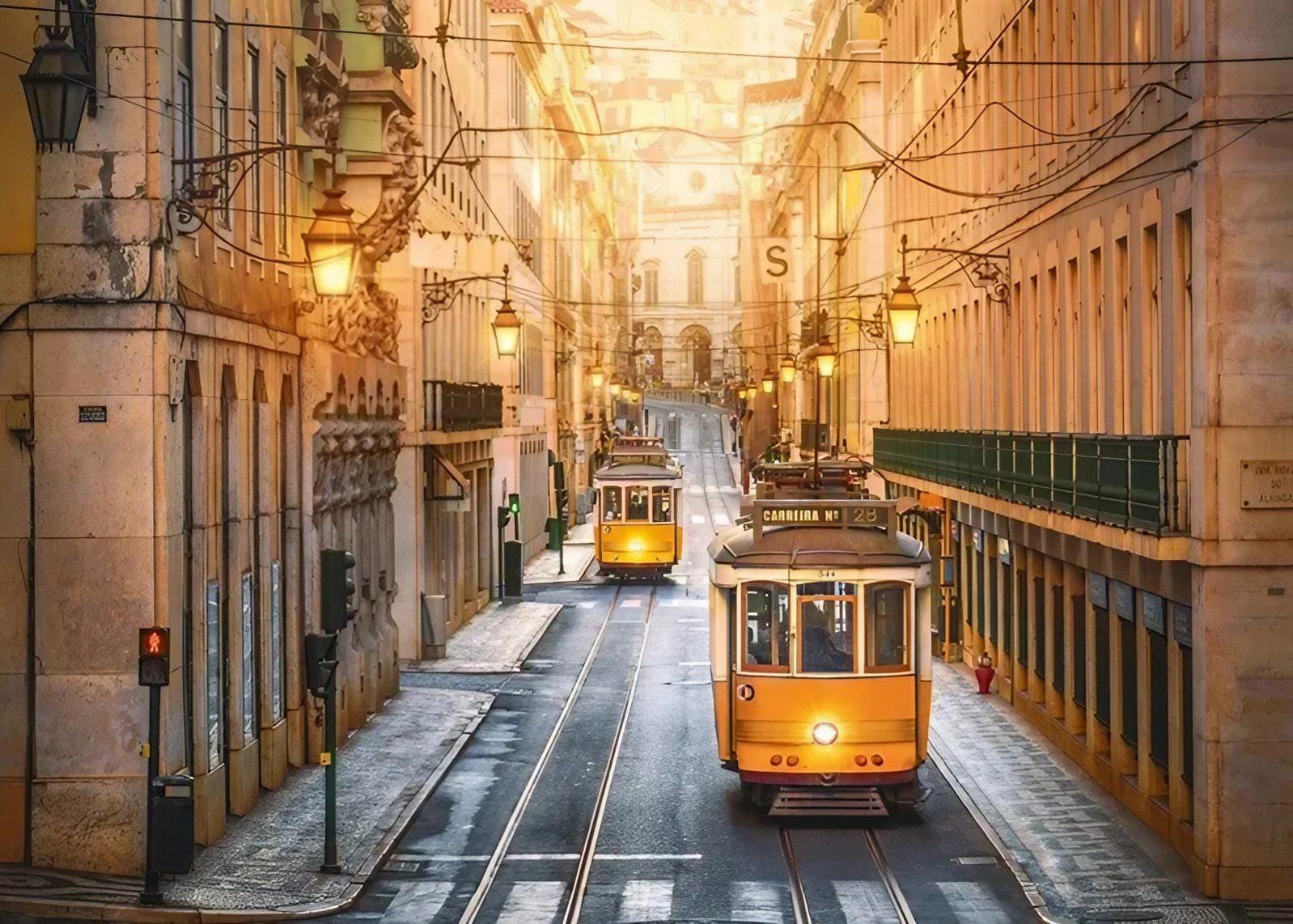 Puzzle Romantisch Lissabon, Portugal