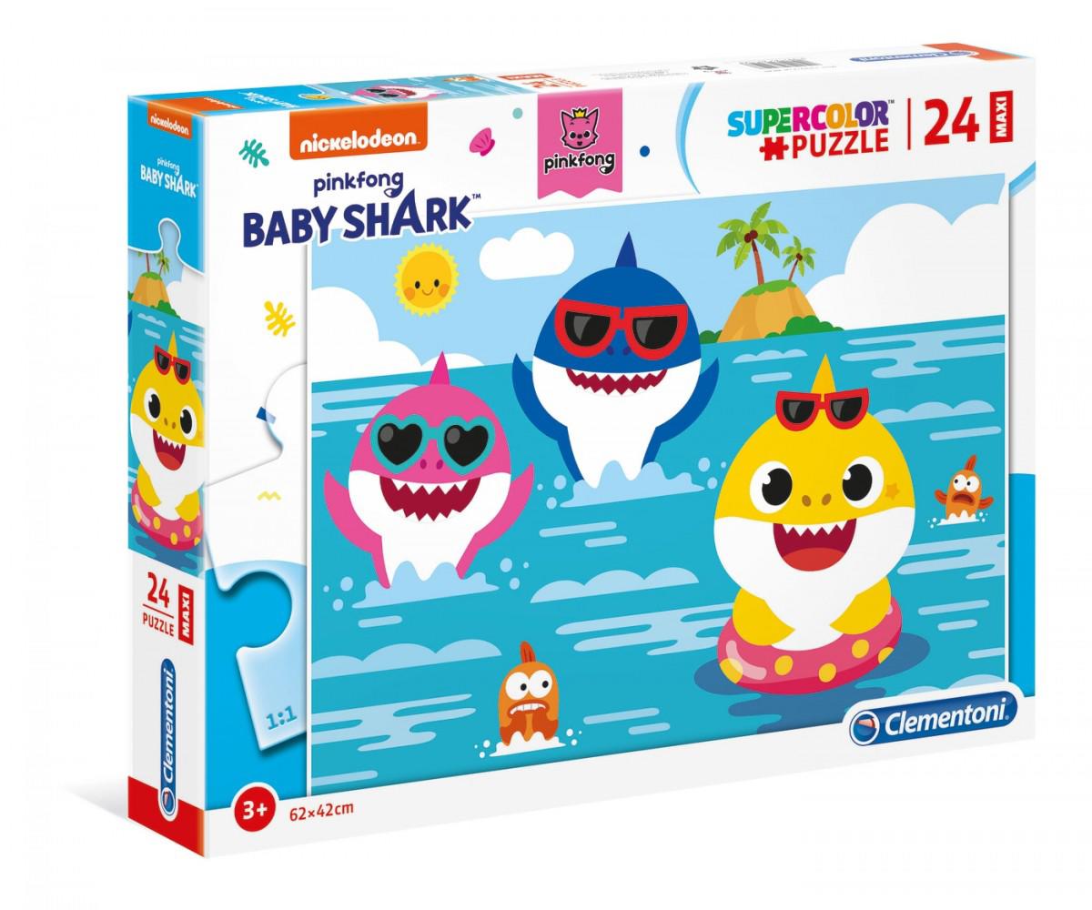 Puzzle Baby Shark 24 maxi klementoni