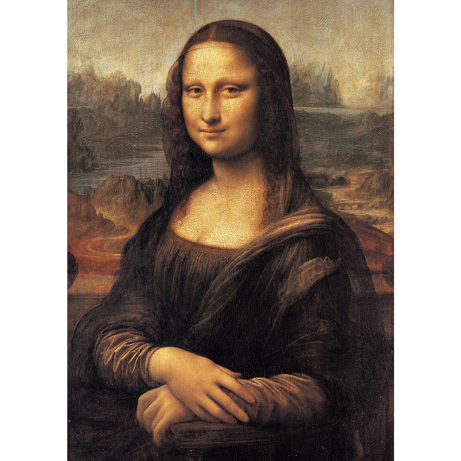 Puzzle Skadd boks Leonardo da Vinci: Mona Lisa 500