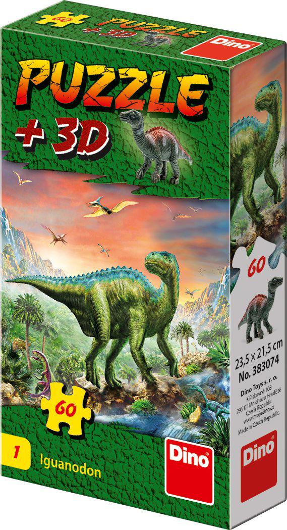 Puzzle Iguanodon + figúrka (1)