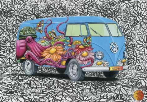 Puzzle Hippies VW