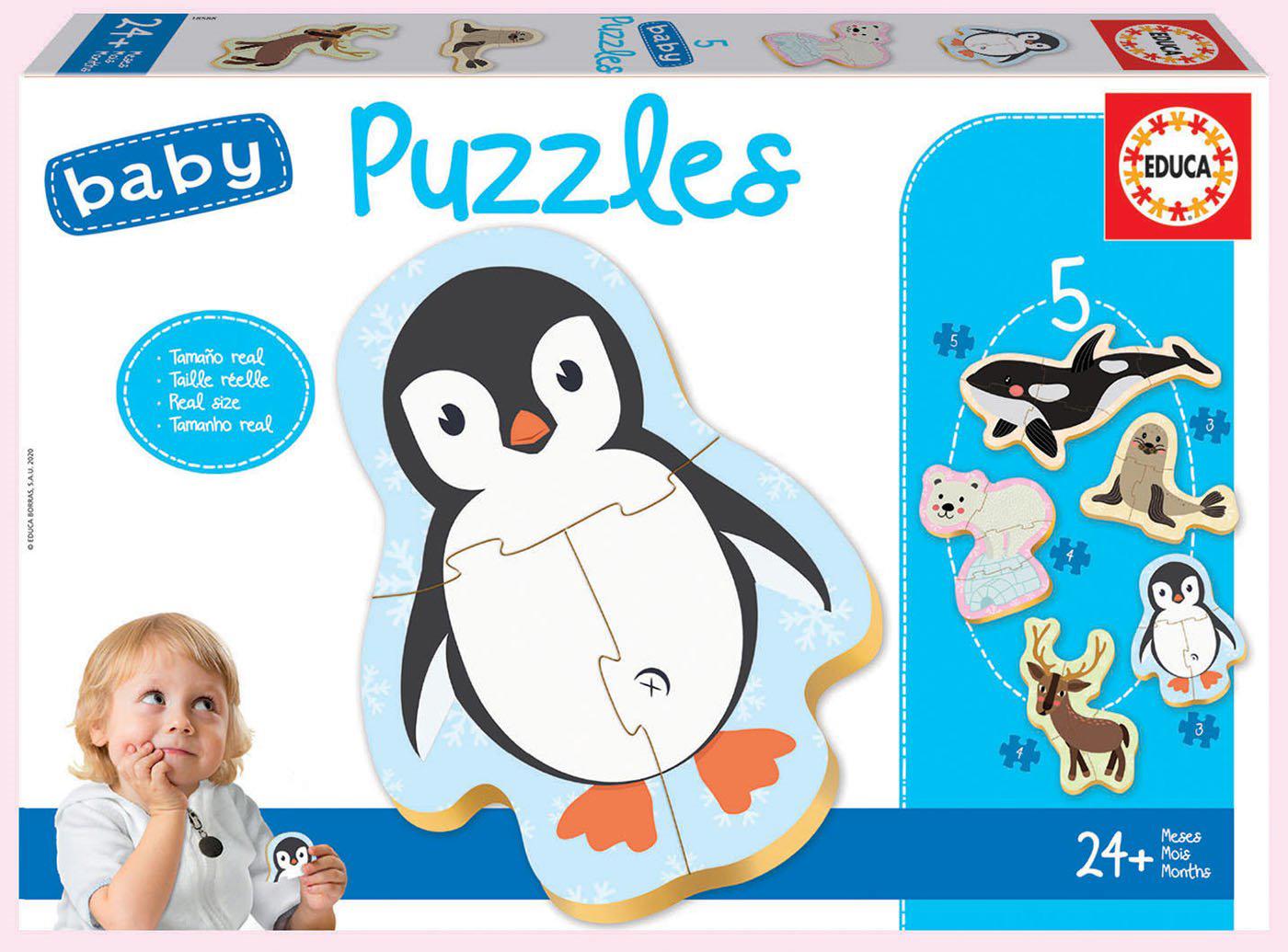 Puzzle Detské puzzle Polárne zvieratá