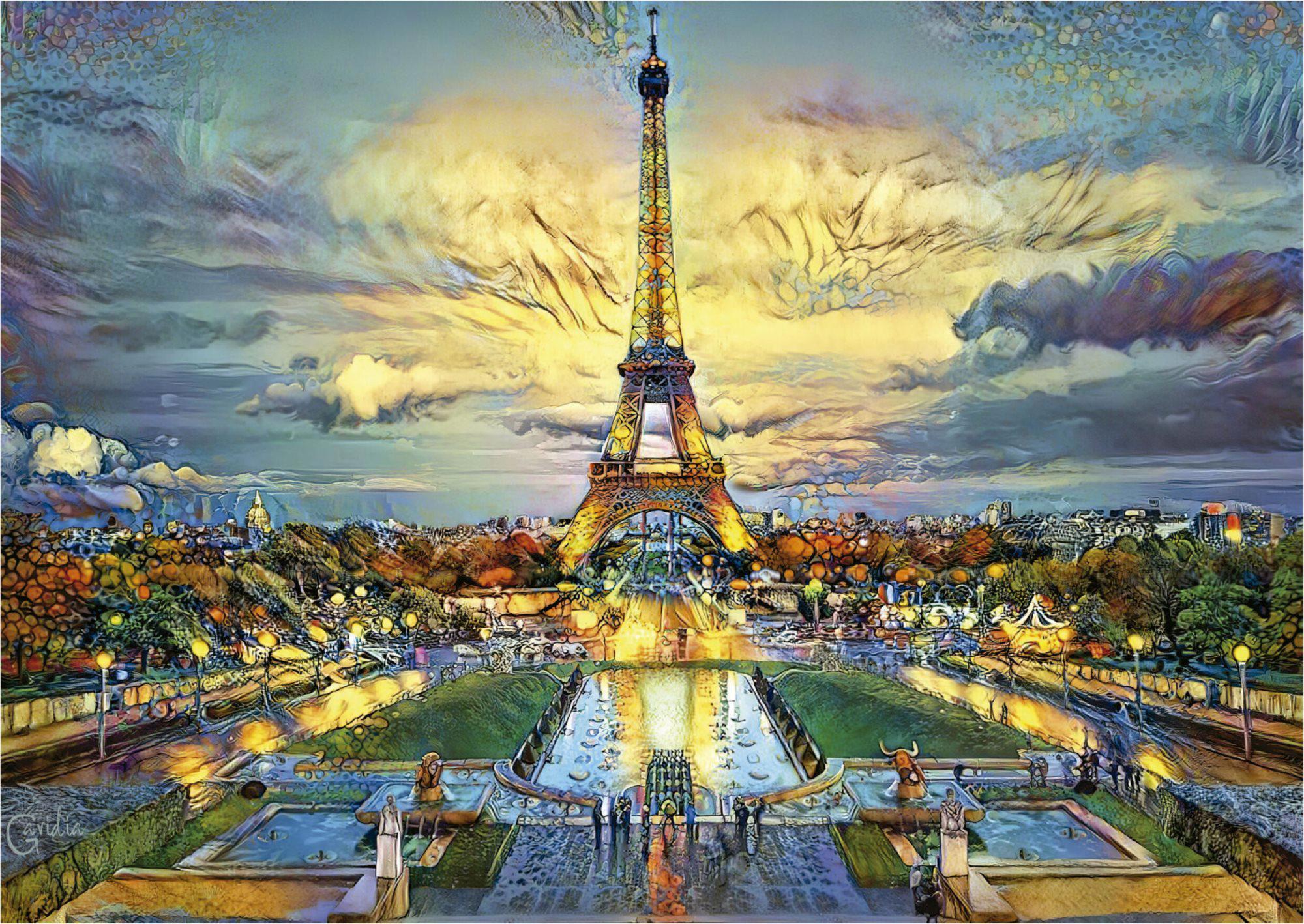 Puzzle Eiffelov toranj educa