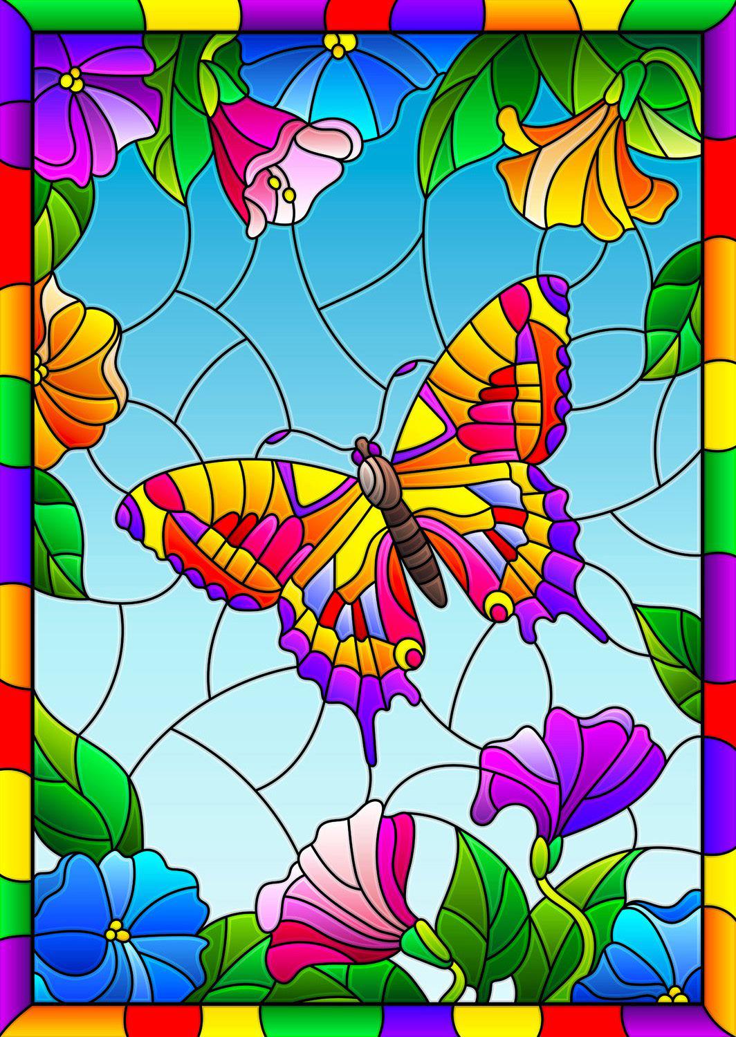 Puzzle Krištáľový motýľ