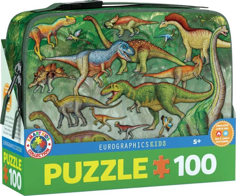 Puzzle Kolekcia Obedová taška: Dinosaury