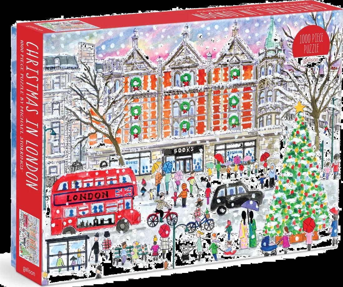 Puzzle Vianoce v Londýne
