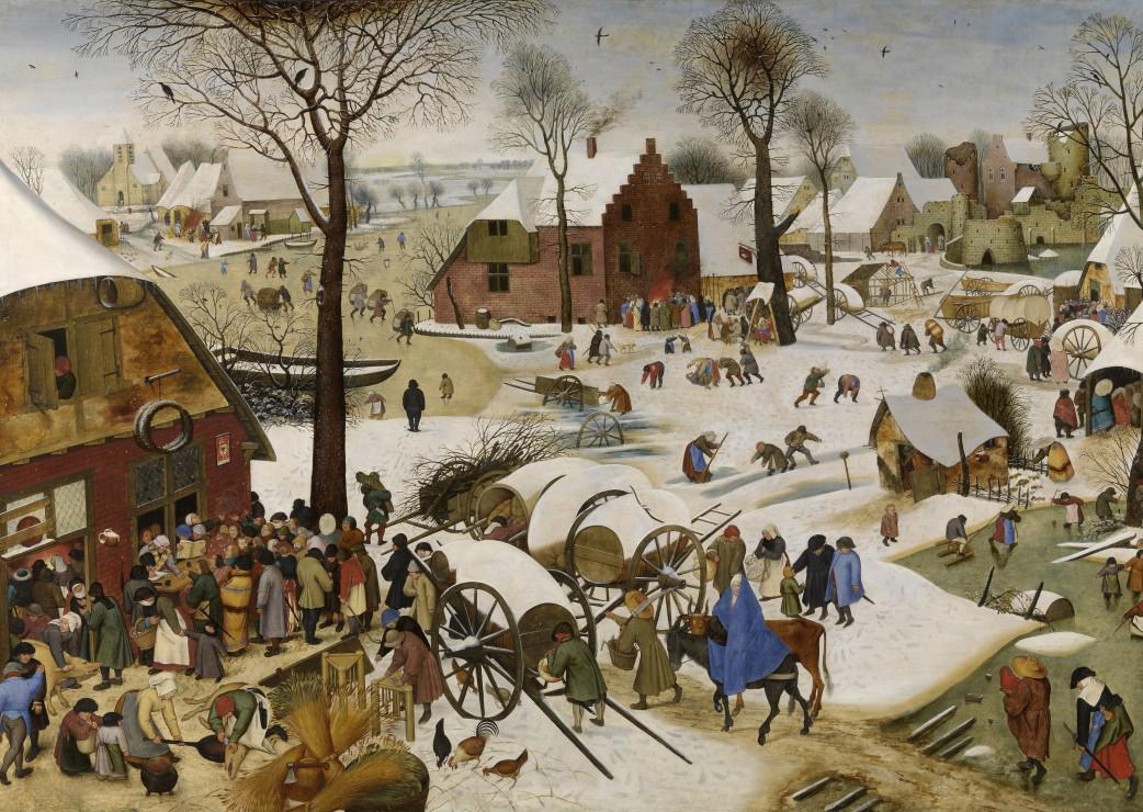 Puzzle Brueghel: Numbering at Bethlehem 1000