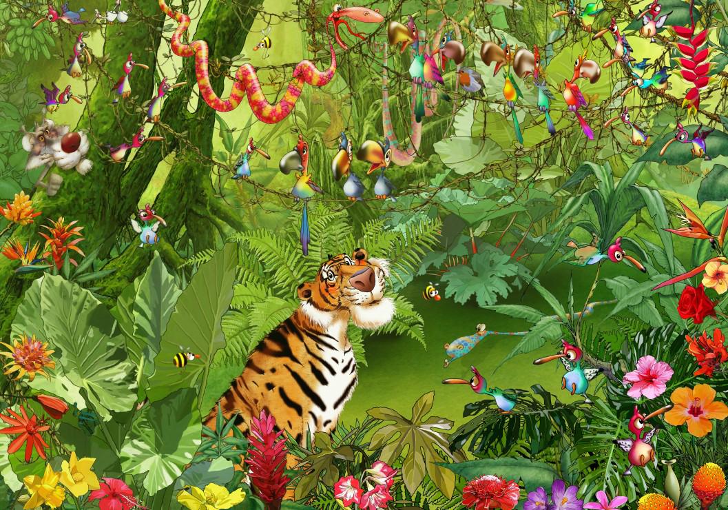 Puzzle François Ruyer: Džungľa