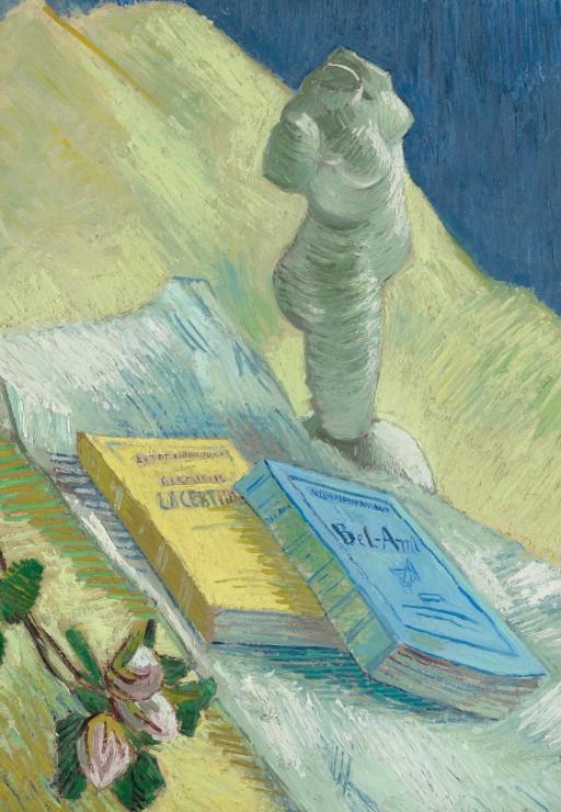Puzzle Vincent van Gogh: Zátišie so sadrovou soškou