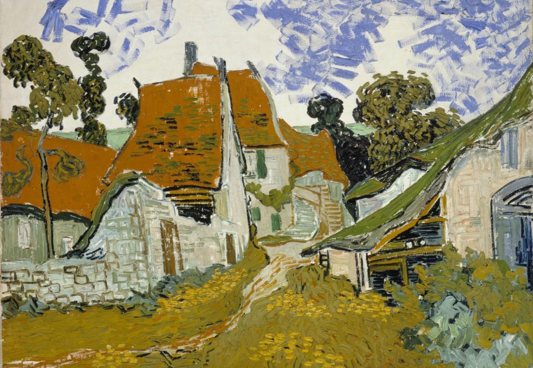 Puzzle Vincet van Gogh: Ulica u Auvers-sur-Oise, 1890