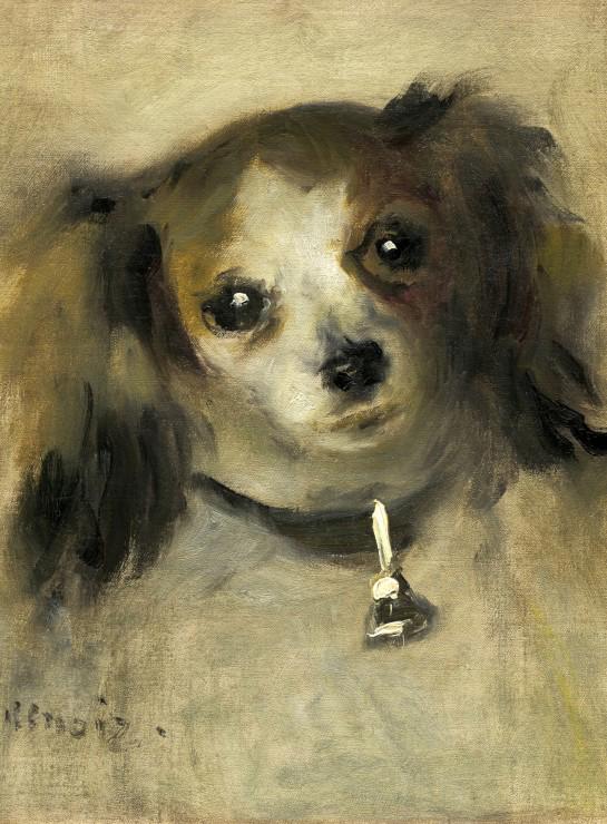 Auguste Renoir: Head of a Dog, 1870