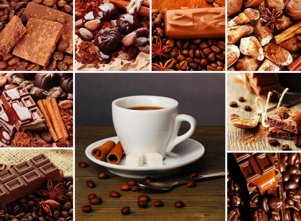 Puzzle kaffe collage