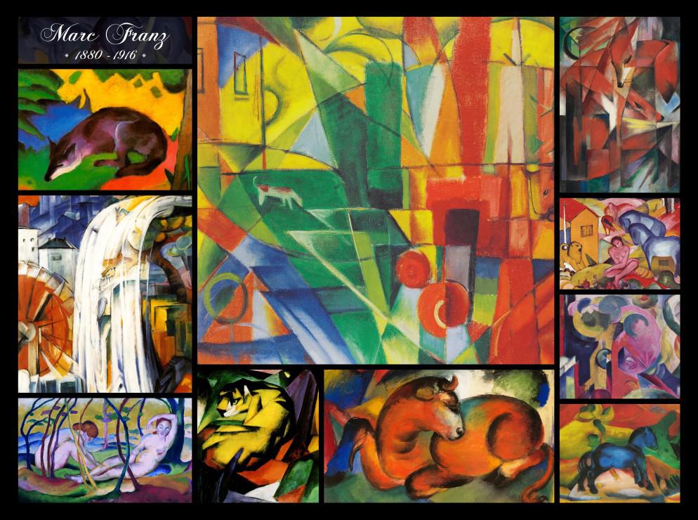 Franz Marc - Collage 2000
