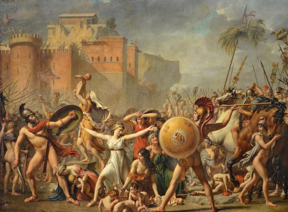Puzzle Jacques-Louis David: The Intervention of the Sabine Women, 1799