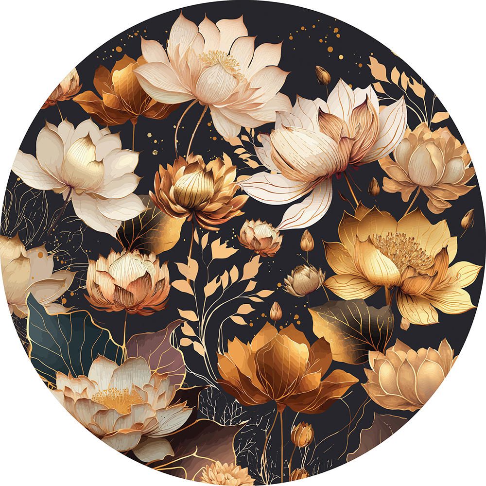 Puzzle Kvety - okrúhle