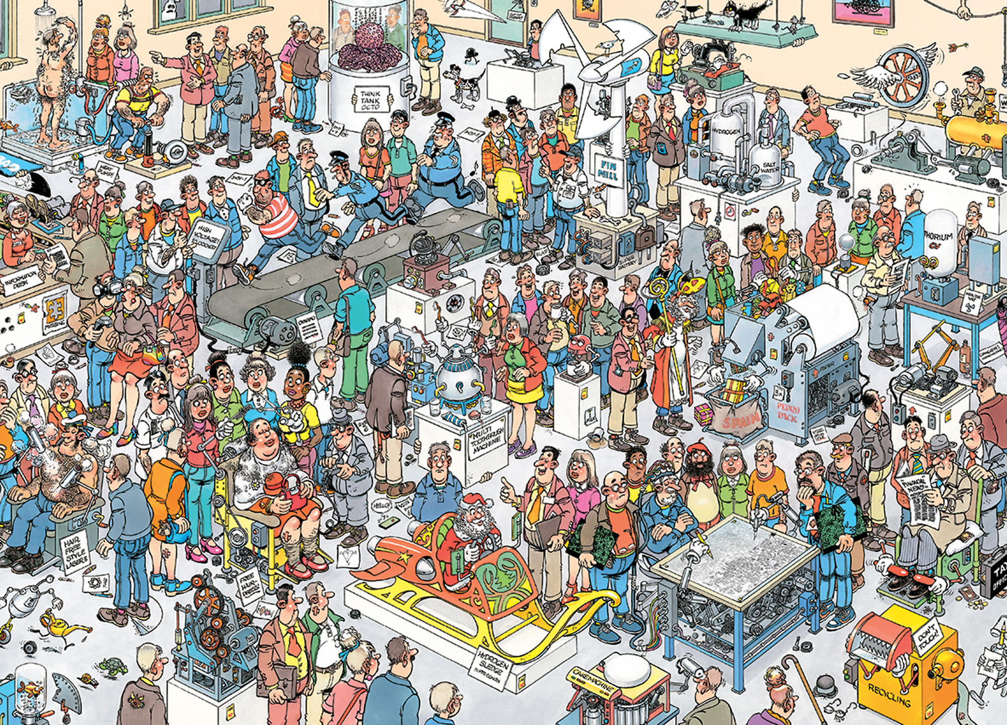 Puzzle Jan van Haasteren Meisterschaftsfinale, 1 000 Teile