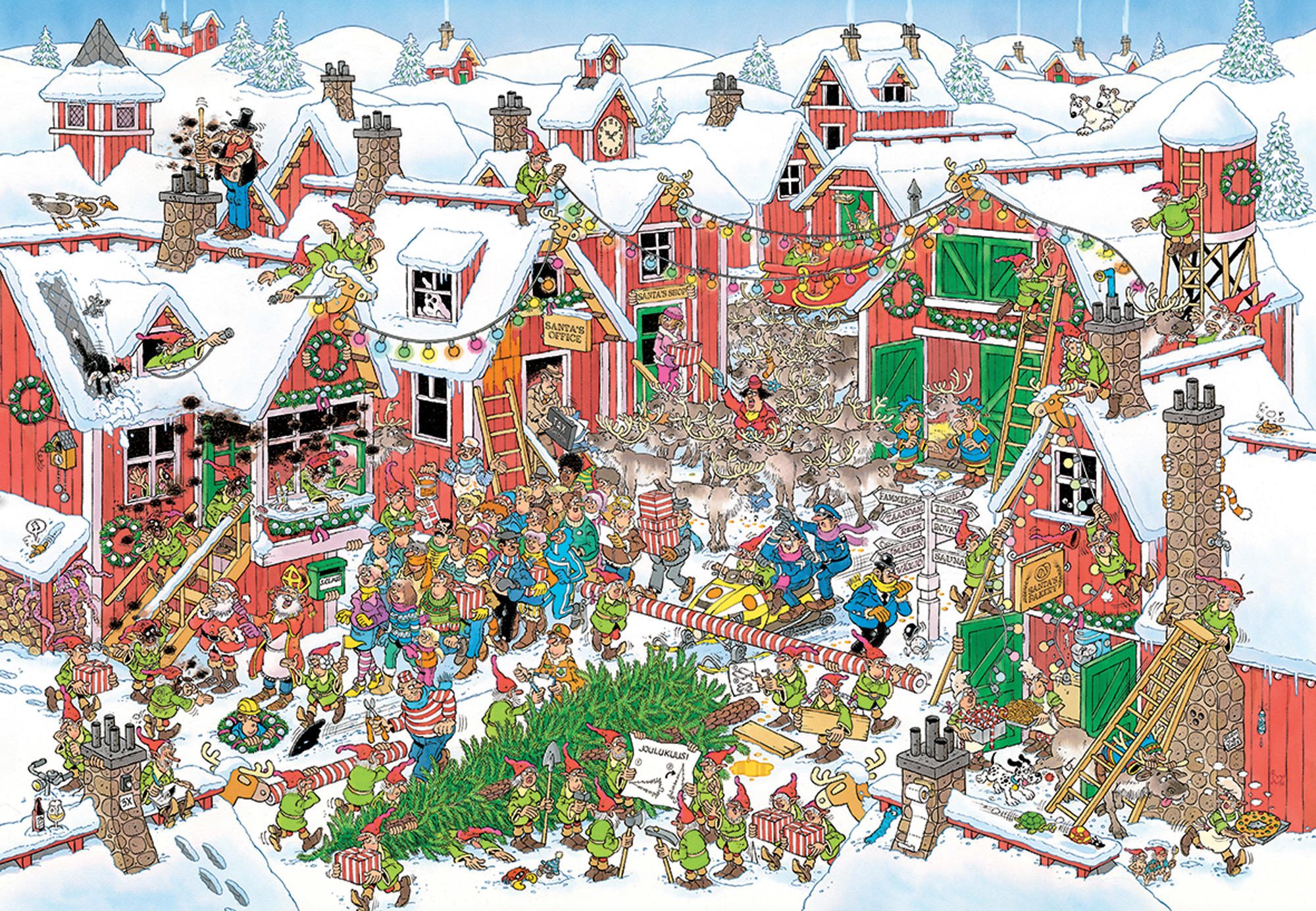 Puzzle Jan Van Haasteren: Santas Village