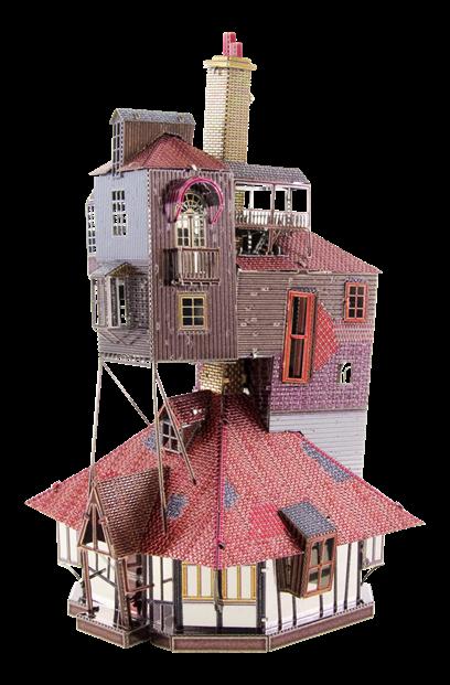 The Burrow in Color Harry Potter Metal Earth