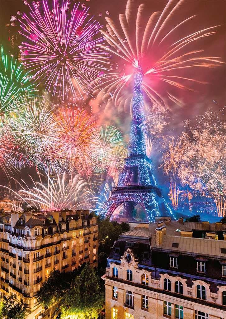 Puzzle Vuurwerk Parijs