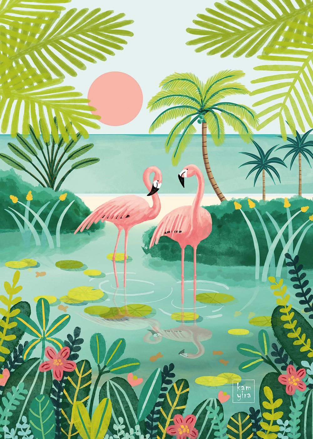 Puzzle Flamingo 500