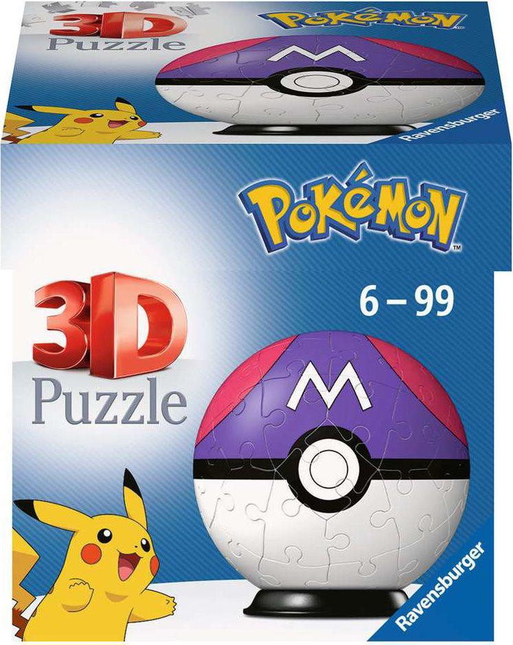 Puzzle Damaged box 3D Pokemon ball - purple