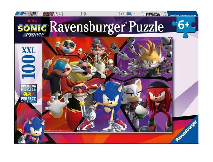 Puzzle 2x100 Sonic prime - neon, 100 pieces