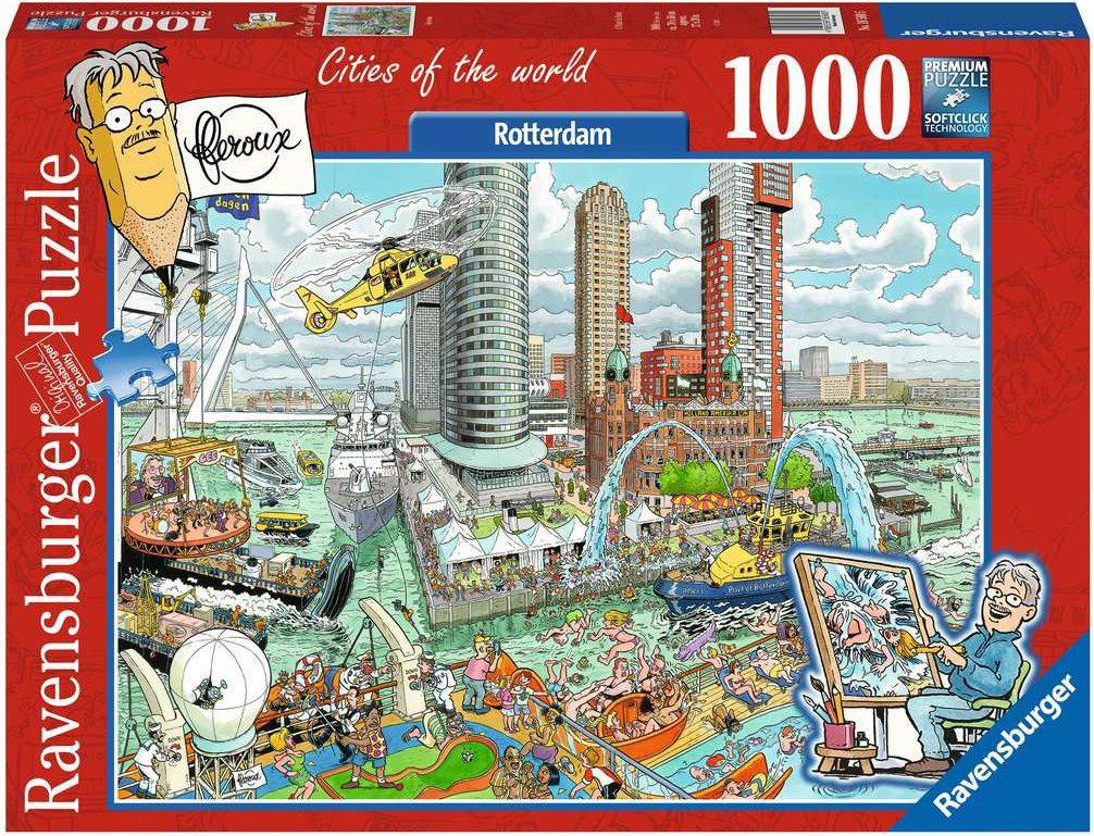 Puzzle Stad van de wereld: Rotterdam