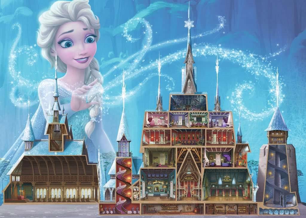 Puzzle Kolekcia Disney Castle: Elsa