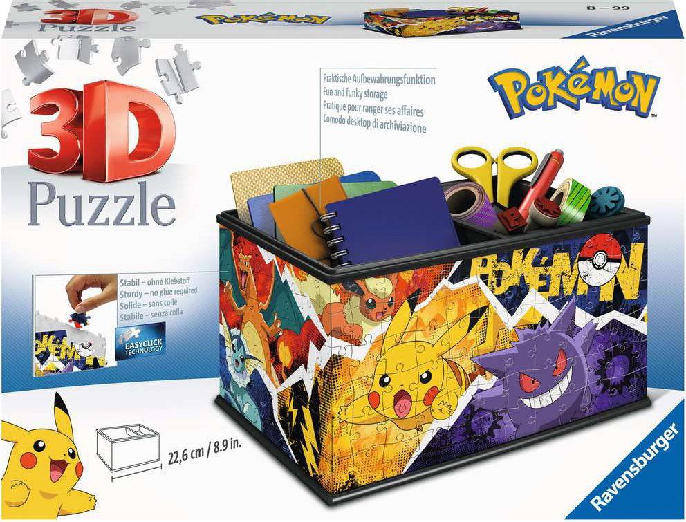 Puzzle 3D Puzzle Organizer Pokemon Storage Box - 216 pieces