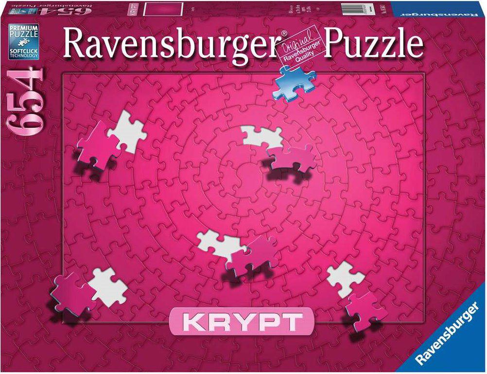 Puzzle Vaurioitunut laatikko Krypt pink II