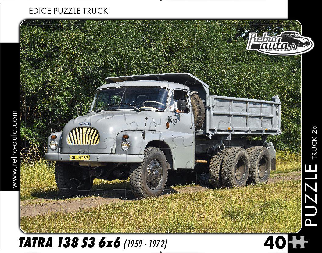 Puzzle CIĘŻARÓWKA atra 138 S3 6x6 (1959-1972)