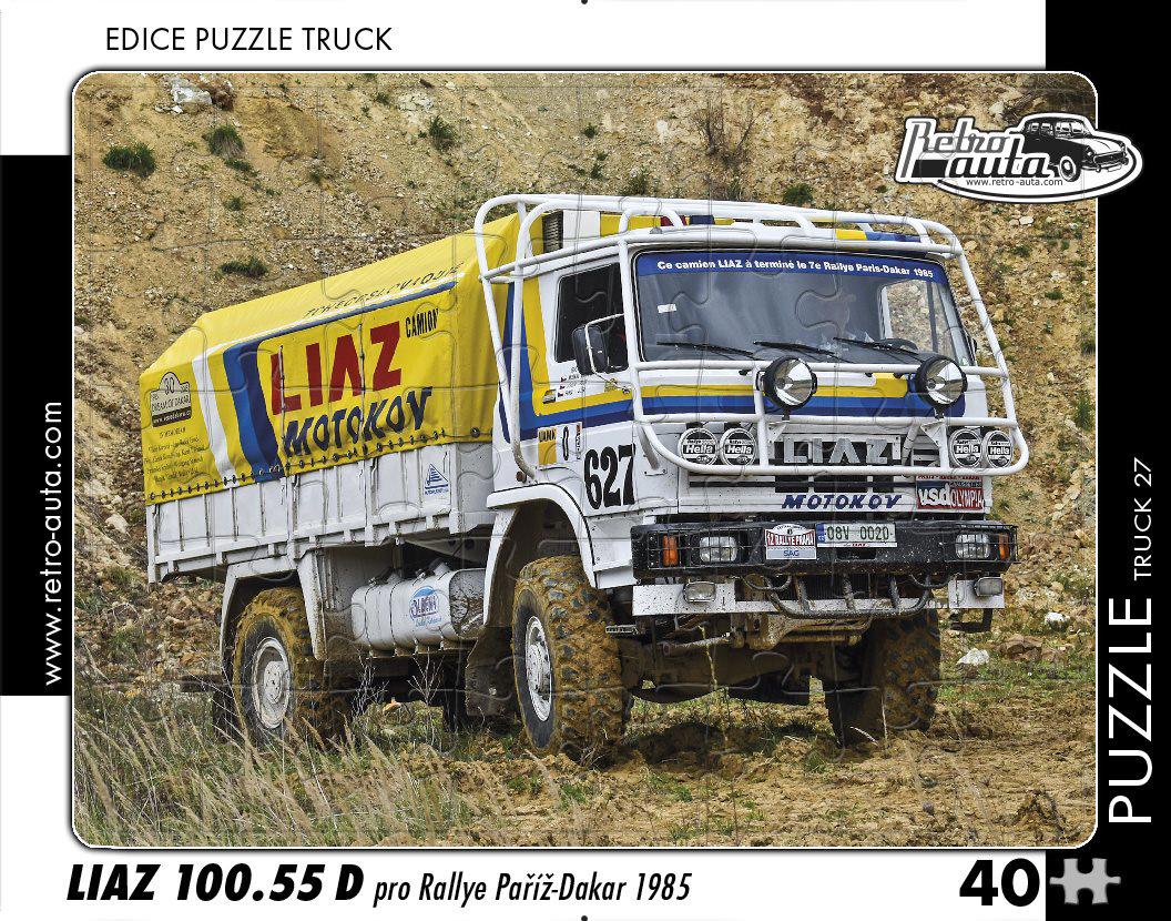 Puzzle Liaz 100.55 D for the Paris-Dakar Rally (1985)