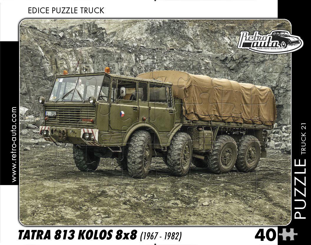 Puzzle CIĘŻARÓWKA Tatra 813 Kołoś 8x8 (1967-1982)