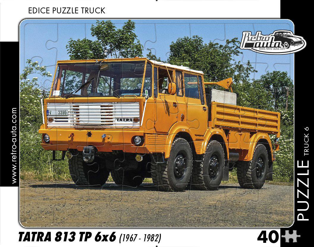 Puzzle CIĘŻARÓWKA Tatra 813 TP 6x6 (1967-1982)