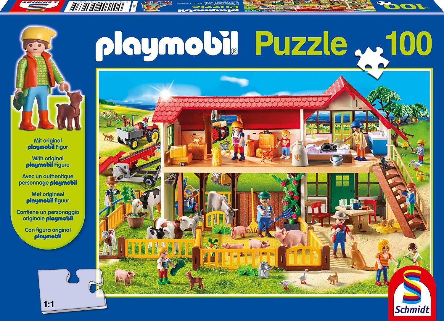 Puzzle Playmobil Farma 100 dielikov