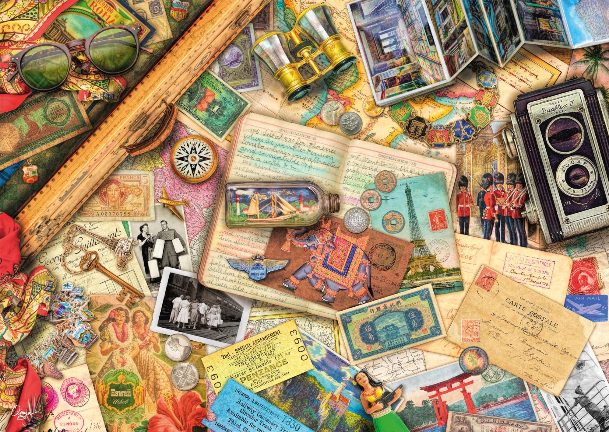 Puzzle  Aimee Stewart : Servi : Souvenirs de voyage