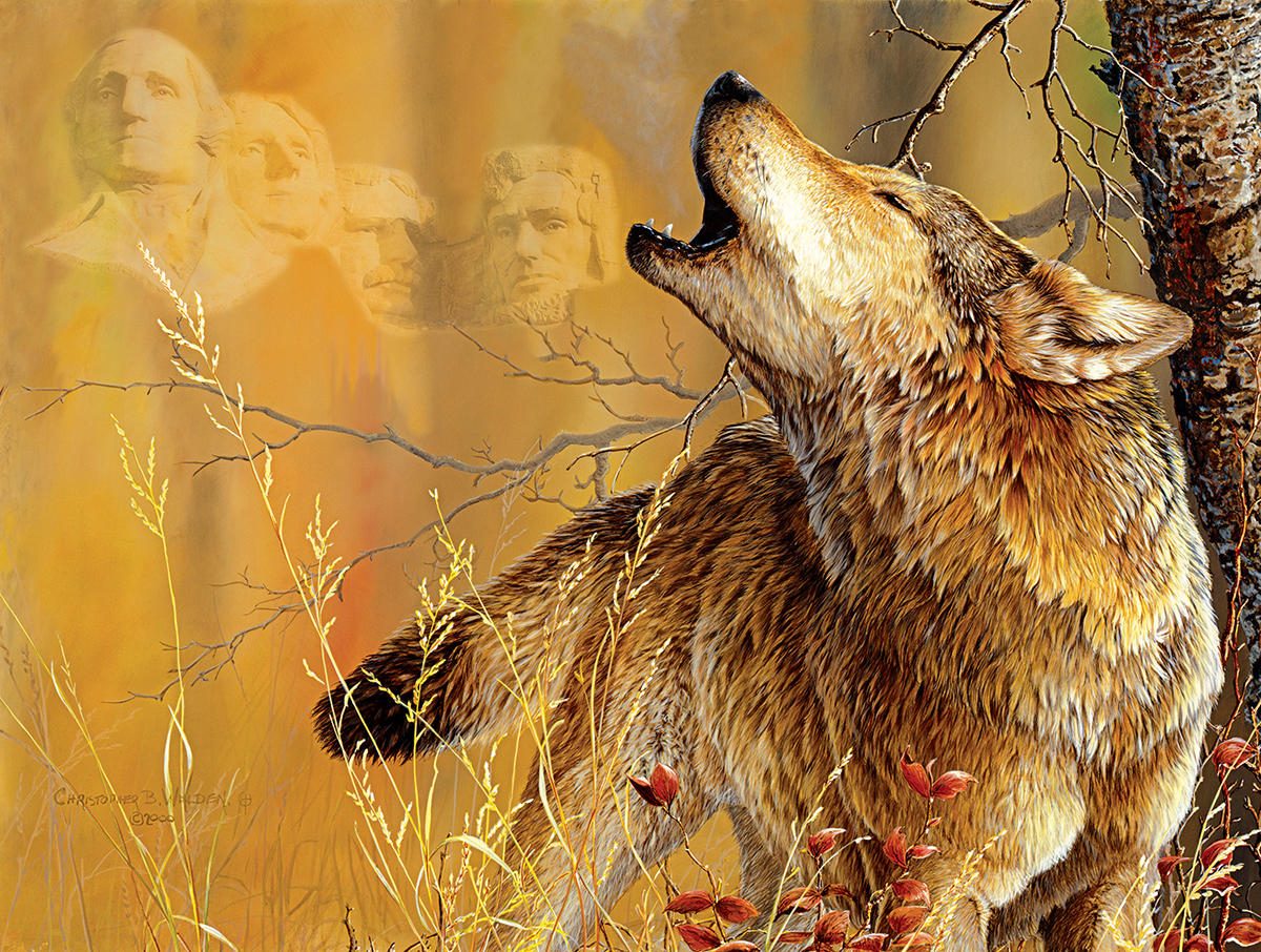 Puzzle Rushmore Wolf