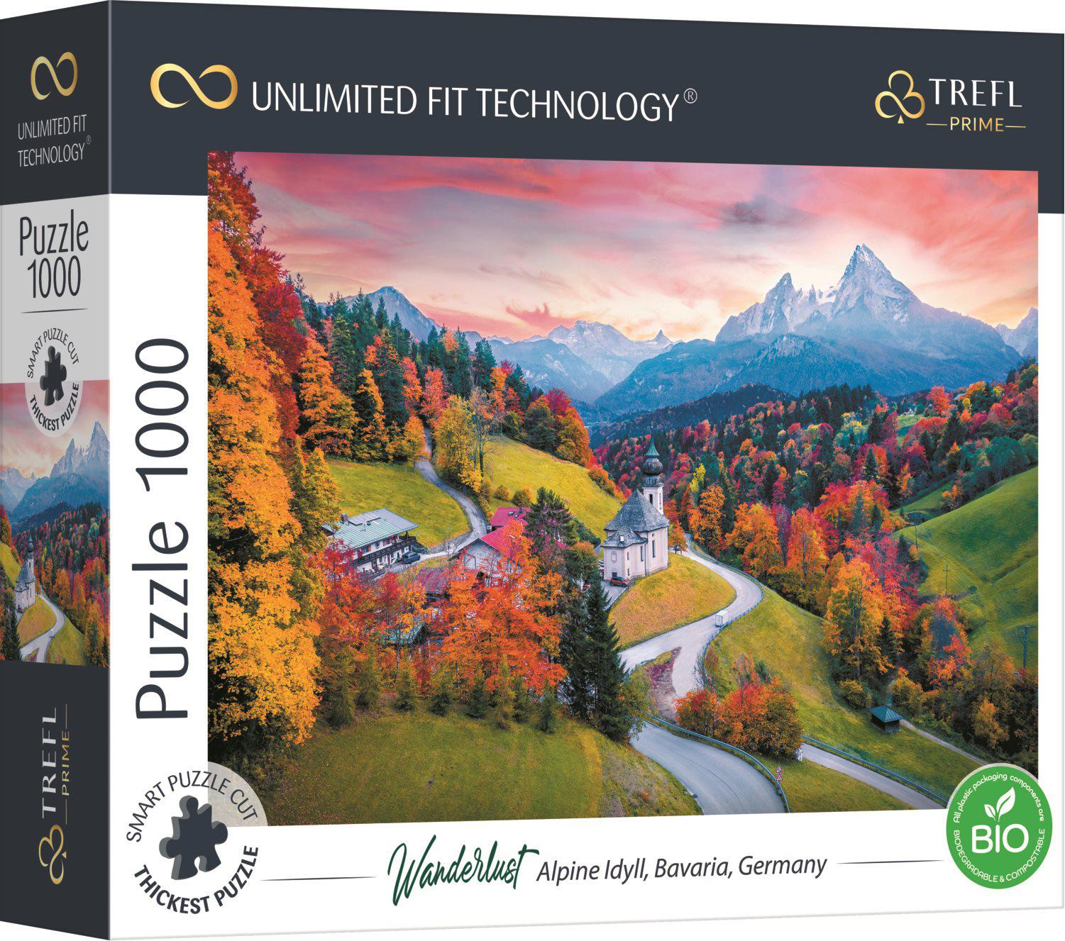 Puzzle La poalele Alpilor, Bavaria, Germania UFT