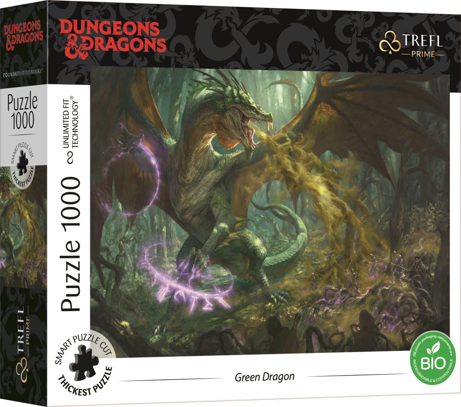 Puzzle Donjons Dragons : Le Dragon Vert