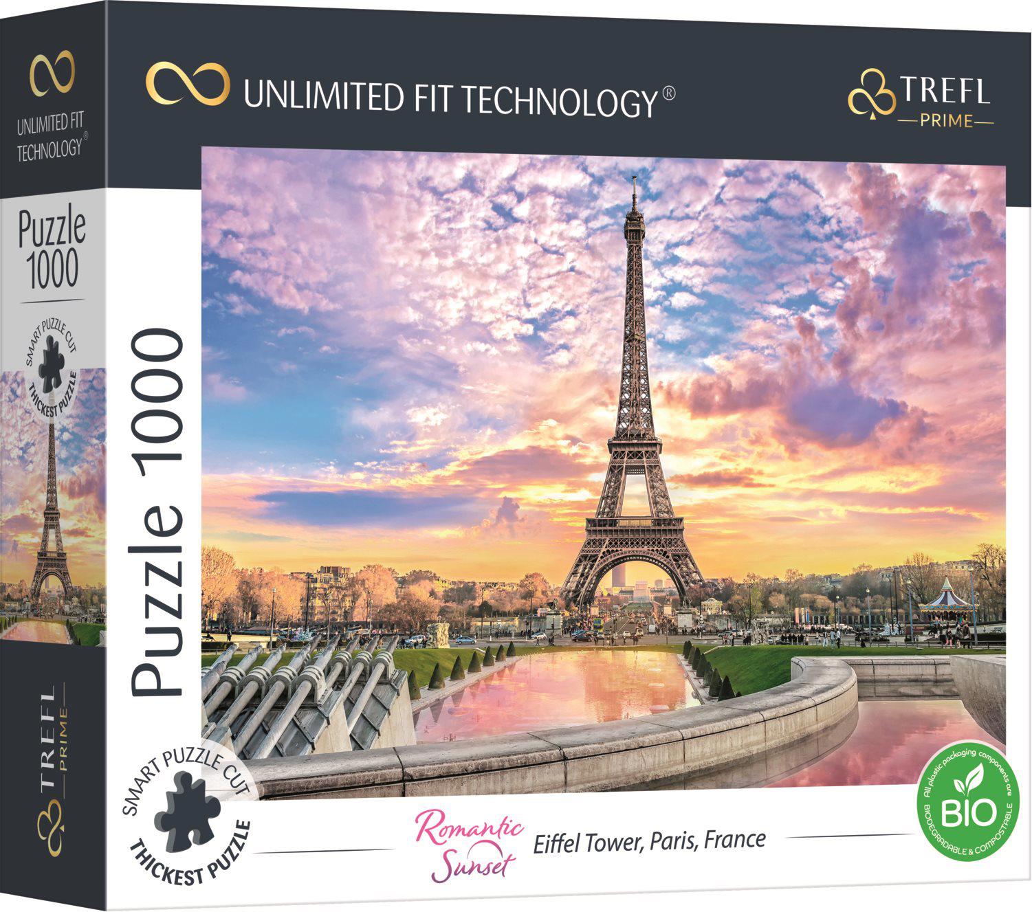 Puzzle Eiffelova věž, Paříž, Francie UFT