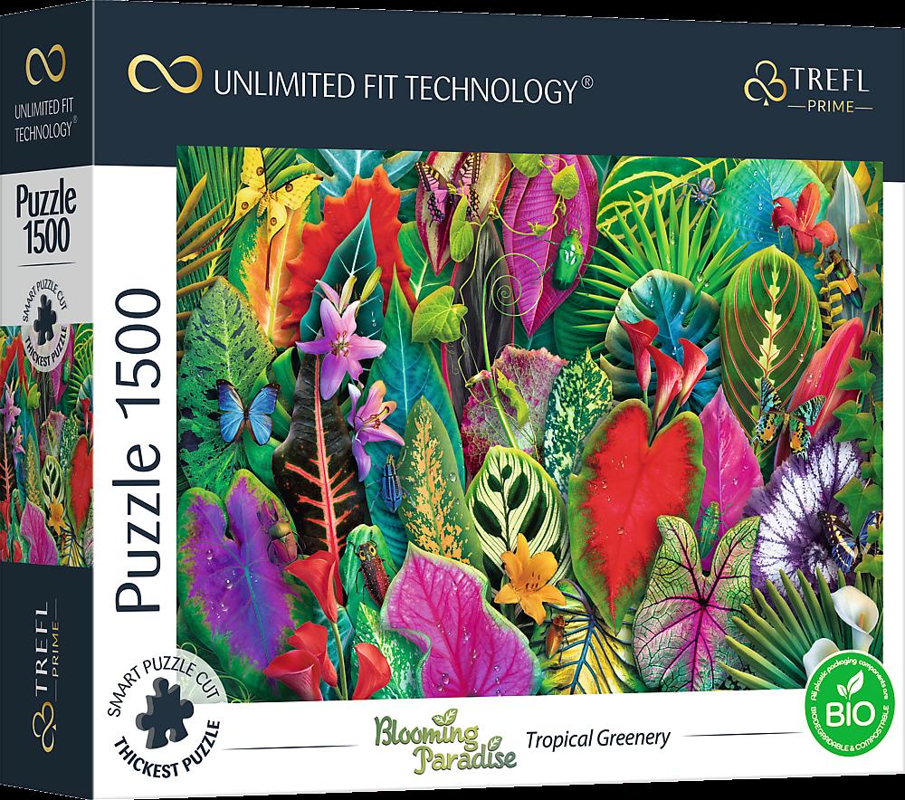 Puzzle Paraíso floreciente: vegetación tropical UFT