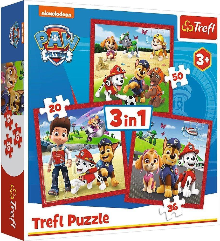 Puzzle 3v1 Tlapková patrola