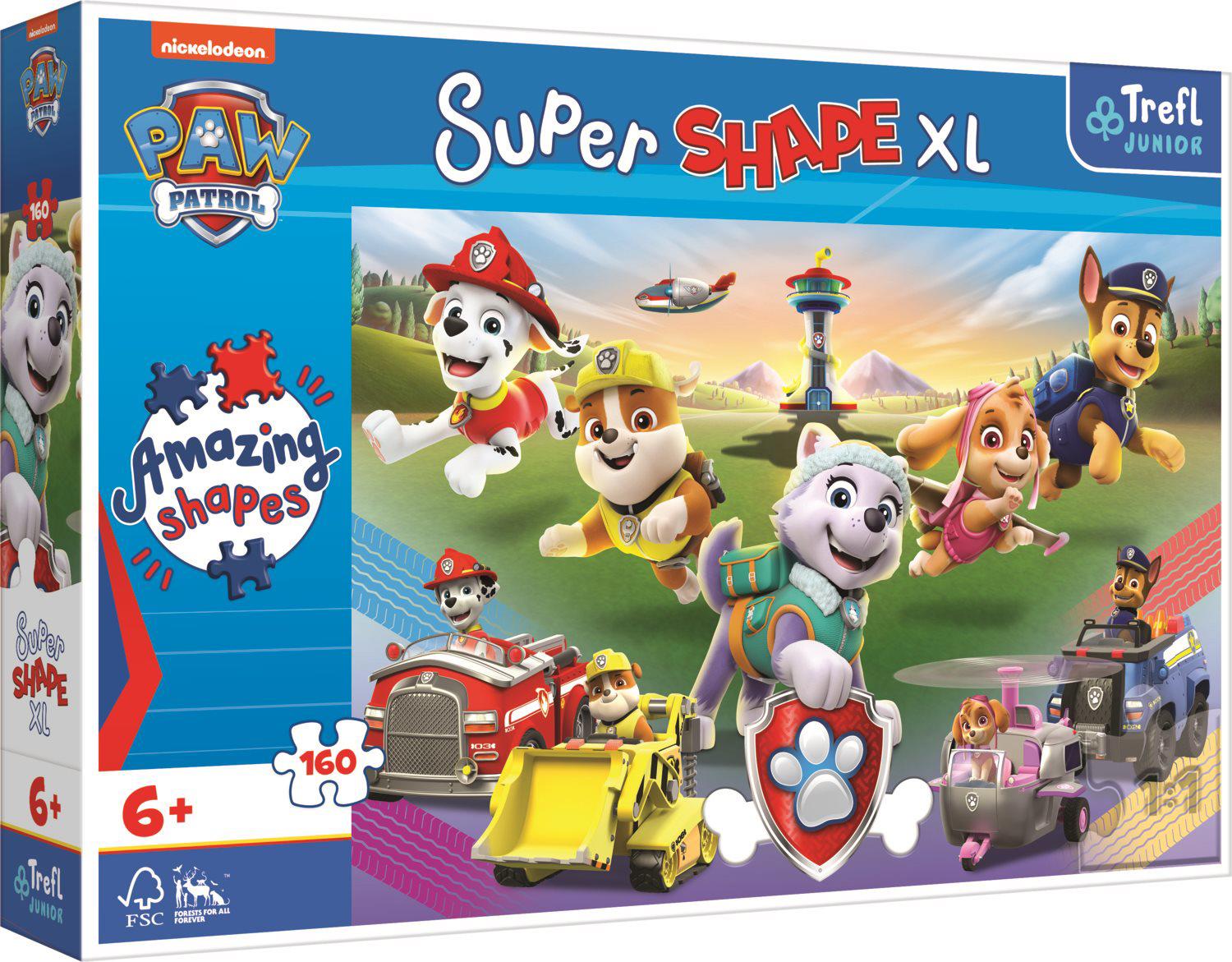Puzzle Paw Patrol: Jumping Dogs 160XL