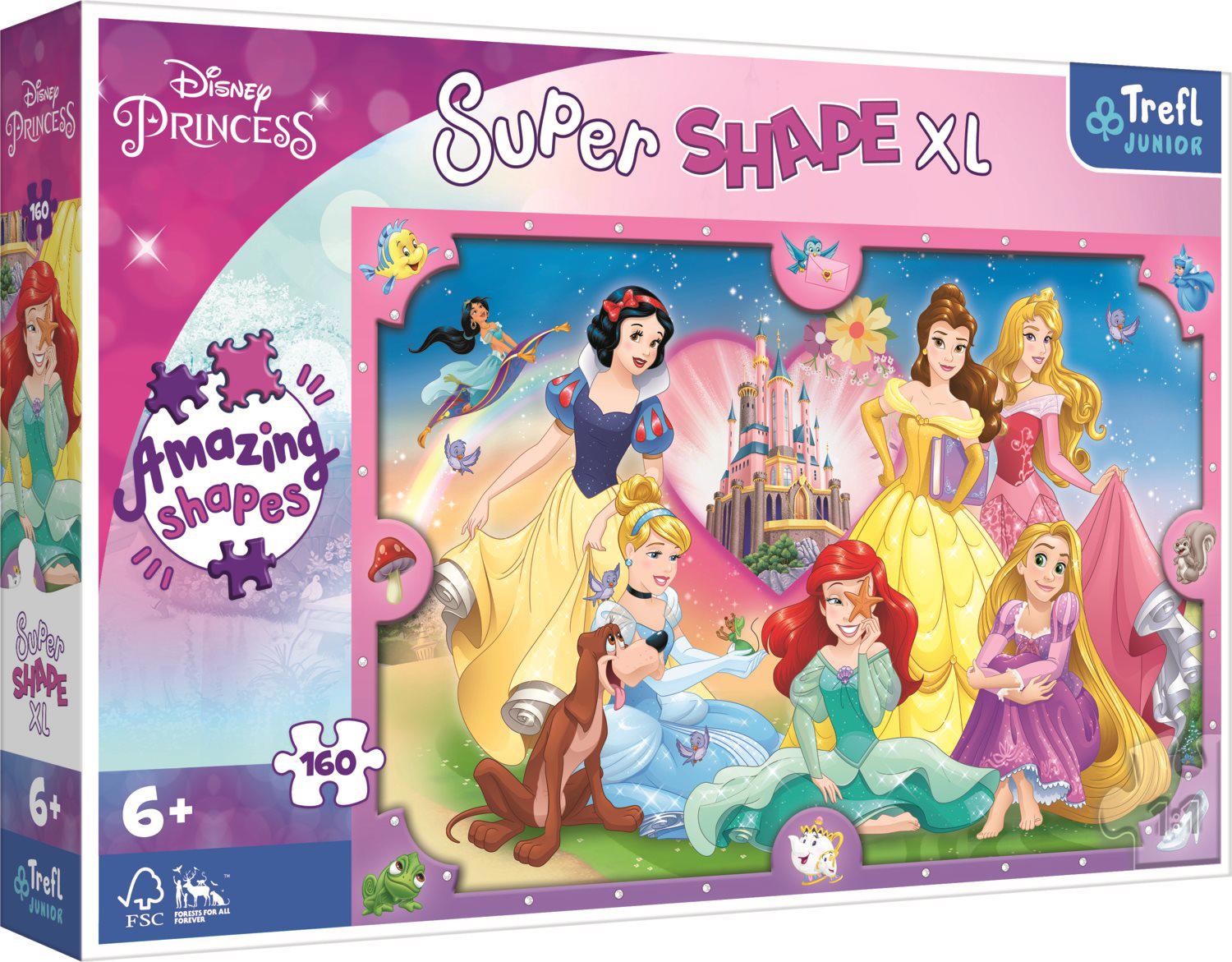 Puzzle Princeske: Rožnati svet princes 160XL